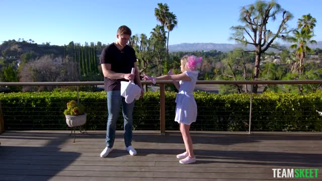 Playing With My Little Bunny