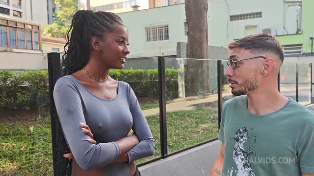 Jenny Pretinha, 20 Years Brazilian Tall Ebony Beauty With Perfect Breasts, Gives Her Ass On The Street For 10Usd (DAP, Anal, 2on1, Big Cock, Streetworker)